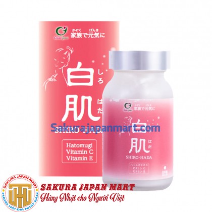 Viên uống trắng da Genki Fami Shiro Hada 90 viên